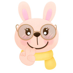 Fototapeta premium Cute rabbit 