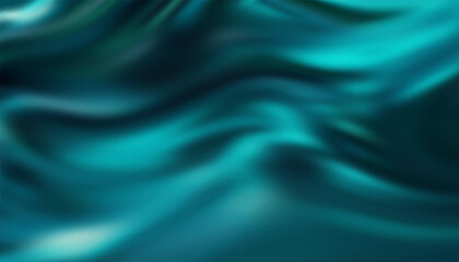 Obraz premium Abstract turquoise fluid shape background flowing in a seamless loop