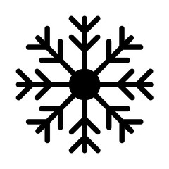 Snowflake winter vector icon illustration 