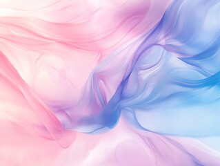 Fototapeta premium Abstract Pink and Blue Fabric Swirls