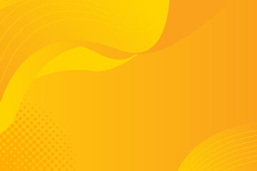 template banner yellow abstract