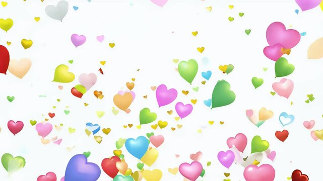 explosion bright colors festive elements makes fun cheerful greeting any special event party carnival celebrate surprise flying serpentine web design video isolated line hero colourful cartoon gif