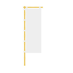 のぼり旗のイラスト