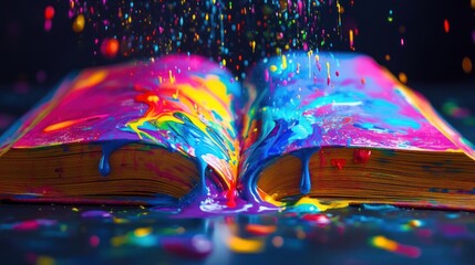A Book Filled With Vibrant Colors