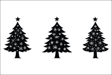 Classic Christmas Tree Silhouette
