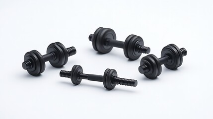 Minimalist Dumbbells for Urban Fitness