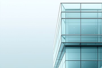 Obraz premium Glass Facade of Modern Building