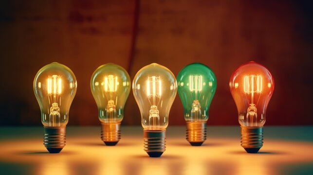 Five Light Bulbs in a Row