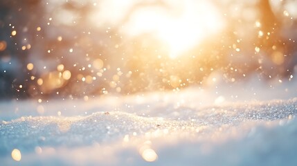 Abstract white bokeh light and glitter background, Beautiful abstract bokeh blur particles background