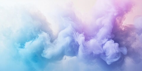 Naklejka premium Ethereal Cloud Gradient Light and airy shades of white, light blue, and lavender for a cloud-like effect,space for text