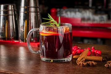 winter drink on the table