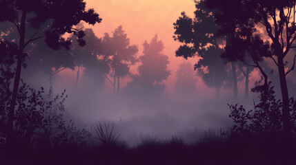 Fototapeta premium Vignette edges on transparent background in aspect ratio. Cinematic. Illustration