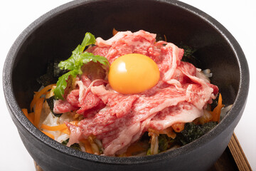 黒毛和牛　石焼ビビンバ