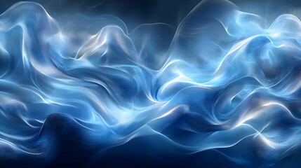 Obraz premium Abstract Background of Blue Swirls