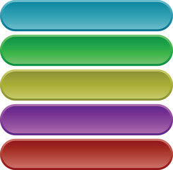 Fototapeta premium simple 3d glossy buttons