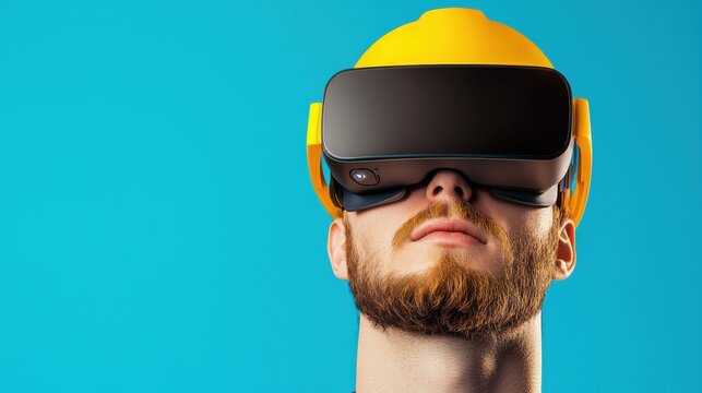 Augmented reality (AR) glasses used by warehouse workers to receive real time instructions, navigate the warehouse, and access product information, enhancing efficiency and accuracy.