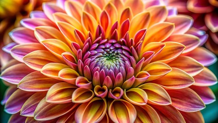 Obraz premium Close-Up Macro Photography of Vibrant Flowers in Nature, Capturing Intricate Details of Petals, Stems, and Leaves with a Soft Focus Background for Stunning Visual Appeal