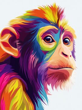 Monkey's Face Close Up