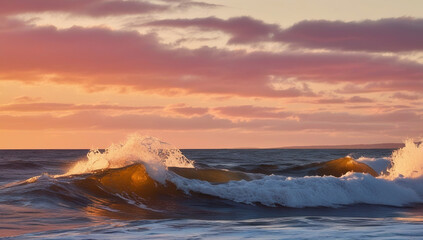 Golden Hour Bliss: A Sunset by the Seaside