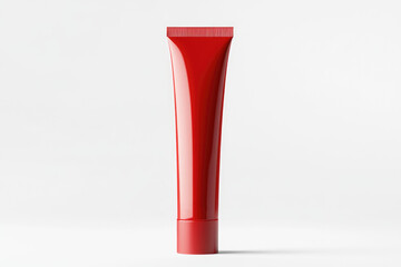 Cream on white surface