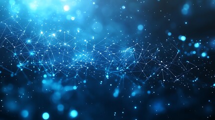 Abstract social network background with interconnection