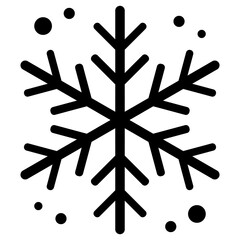 雪のアイコンイラスト