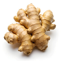 ginger root isolated on white background
