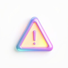 Joyful Fading Warning Indicators in Iridescent 3D Graphics for Transparent Overlay Design