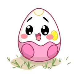 illustration of Easter eggs for christmas