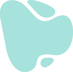 Abstract Liquid shapes set Isolated Flat Vector background illustration. Minimal curvy design Modern template with place for text. Geometric graphic elements. Vector illustration