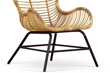 Modern Beautiful Chair with Rattan Holder