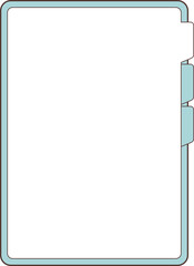 minimal title rectangle frame