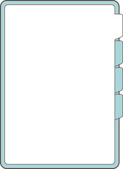 minimal title rectangle frame