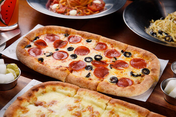 양식 메뉴와 레스토랑