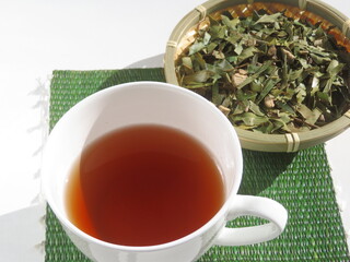 うらじろがし茶と茶葉