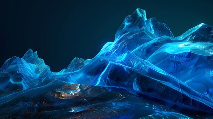 Traditional Chinese landscape 3d classical illustration poster background