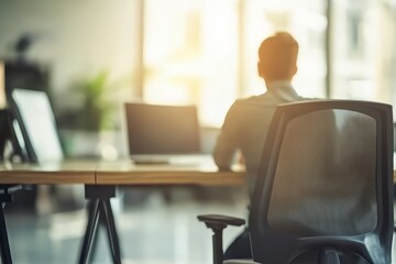 Close up of an interviewer and job candidate engaged in a professional meeting room discussion