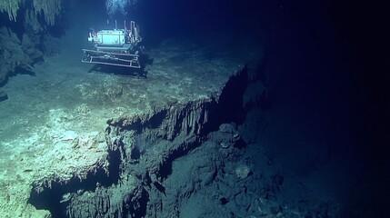 Underwater Exploration with Submersible Vehicle