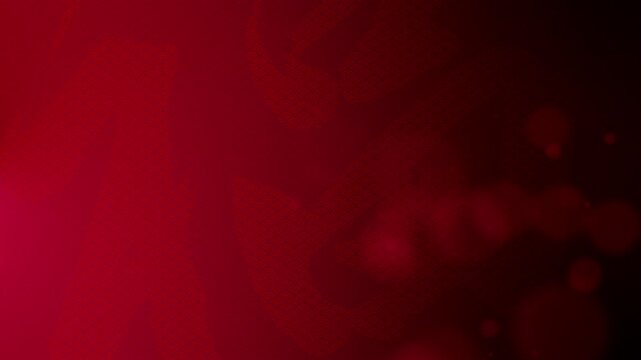 Chinese-themed background decoration for Lunar New Year celebrations, featuring vibrant red and gold oriental patterns, traditional motifs, and symbolic imagery