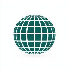 Obraz premium Create a minimalistic globe logo integrate clean lines for a simple yet impactful design