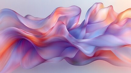 Abstract flowing pastel color liquid texture background.