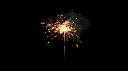 Fototapeta premium digital technology flash fairy wand fireworks illustration poster background