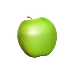 Realistic Green Apple