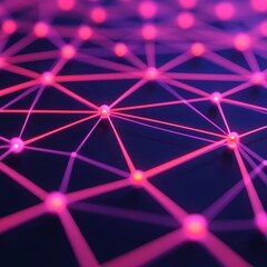 Diverse network design, vibrant holographic glow, interconnected circuits