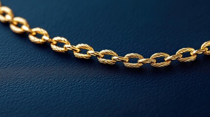 Gold Chain Close Up