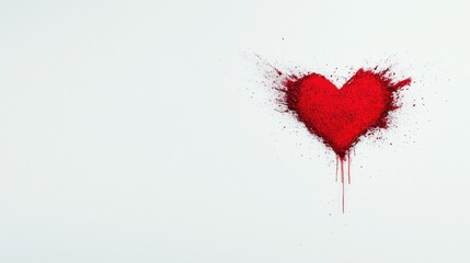 Scratched Red Stamp Banner with 'Thank You' Words and Heart Symbol Isolated on White Background