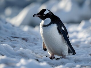Obraz premium A Close-up of a Penguin
