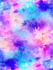 Fototapeta premium A vibrant display of chaos with neon hues blending seamlessly to create an abstract background, captivating the viewer with its vivid colors during an artistic moment