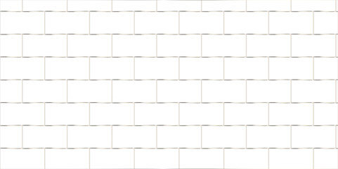 Naklejka premium White brick wall background. architecture construction stone block brick wallpaper. seamless building cement concrete wall grunge background.