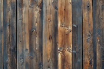 Weathered Wooden Plank Wall Texture